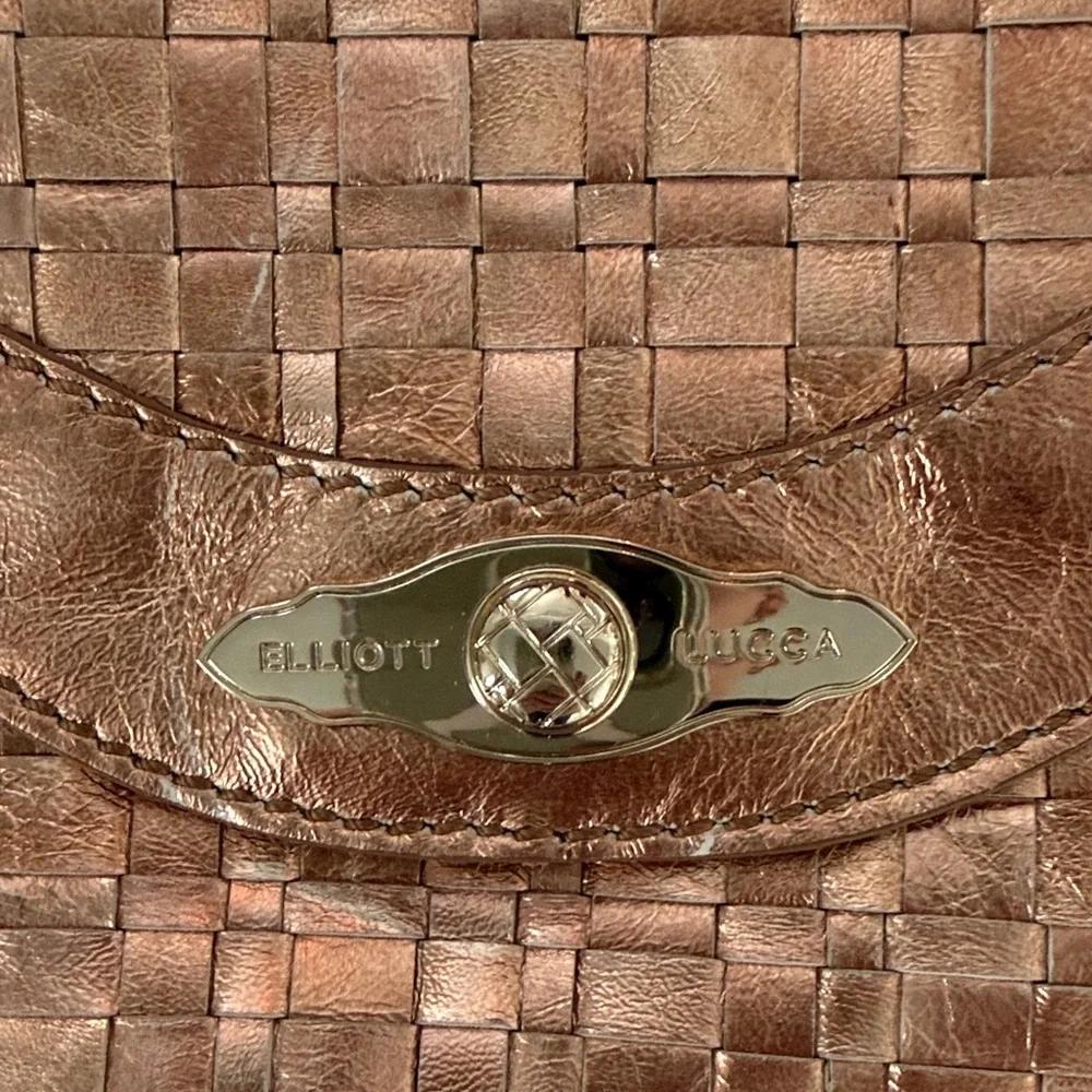 Elliott Lucca Copper Woven Wristlet - Picture 2 of 16